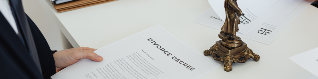 got divorce papers in the mail
